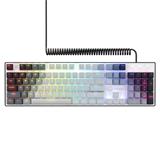 Lorgar Azar 514, mechanická herná klávesnica, RGB podsvietenie, 18 režimov, USB-C, biela