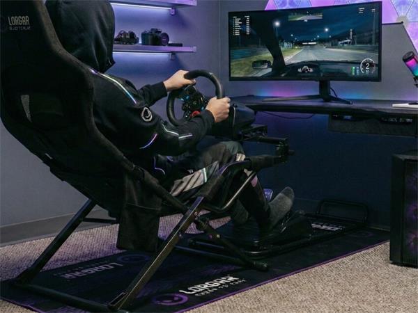 Lorgar LRG-RX1FM, herná racing podložka, anti-slip, 1700×700x3 mm, prešívané okraje