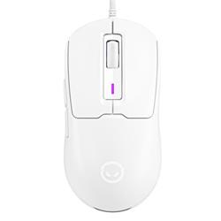 Lorgar MSA10, pokročilá herná myš, USB, 6 prog. tlačidiel, 12 000 dpi, podsvietenie RGB, biela