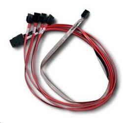 LSIinternal mini SAS SFF8087 to 4x SATA cable 1m