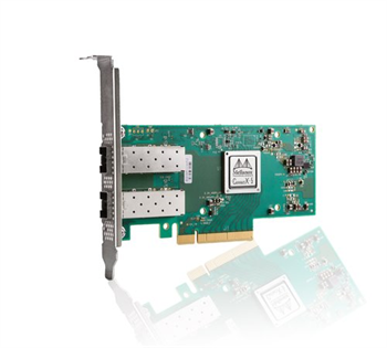 Mellanox ConnectX-5 EN network interface card, 10/25GbE dual-port SFP28, PCIe3.0 x8, UEFI Enabled (x86/ARM), tall brack