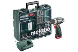 Metabo PowerMaxx BS Set Mobilná dielňa, 10,8-Voltová Akumulátorová vŕtačka so skrutkovačom