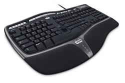 Microsoft_FPP Klavesnica kabel Natural Ergo Keyboard 4000 USB English Black cierna