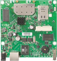 MIKROTIK RouterBOARD 912UAG-5HPnD + L4 (600MHz, 64MB RAM, 1x LAN,1x5GHz 802.11an card, 2xMMCX, 3G)