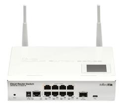 MIKROTIK RouterBOARD Cloud Router Switch CRS109-8G-1S-2HnD-IN +L5 (600MHz;128MB RAM;8x GLAN; 1x 2GHz 802.11b/g/n; 1x SFP