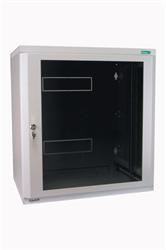 MOELLER / EATON 19" rozvádzač nástenný 2-D NWE 9U/310mm, skl.dvere, cylindr, šedý