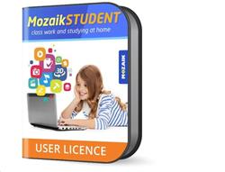 Mozaik licencia STUDENT WUWP1Y - pre jedneho studenta na 1 rok