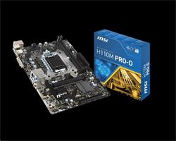 MSI H110M PRO-D/H110/DualDDR4-2133/SATA3/DVI/USB 3.1/mATX