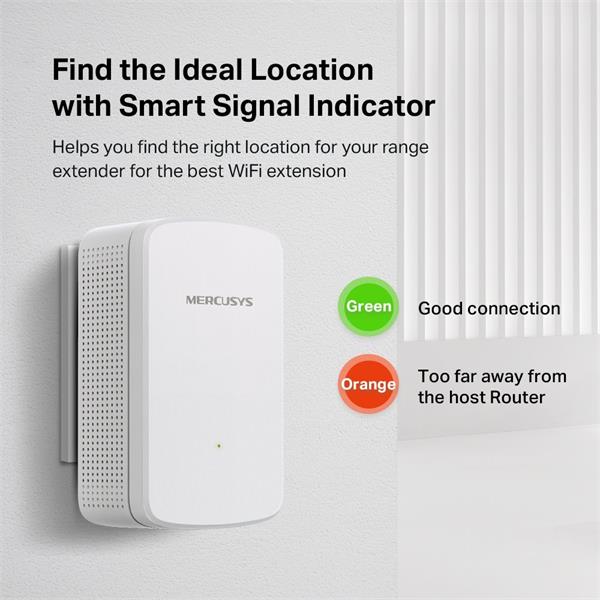 N300 Wi-Fi Range Extender SPEED: 300 Mbps at 2.4 GHz SPEC: 2 × Internal Antennas, 1 × 10/100Mbps Port, Wall Plugged FEAT