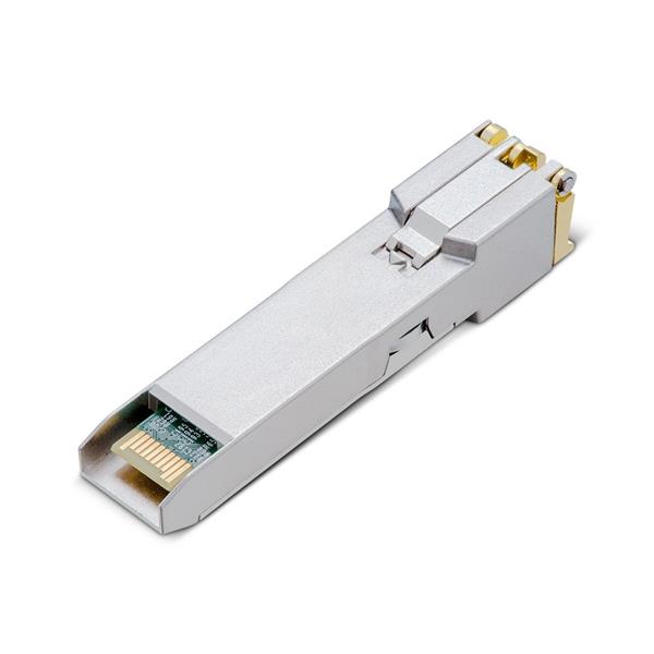 Omada 1000BASE-T RJ45 SFP Module SPEC: 1000Mbps RJ45 Copper Transceiver, Plug and Play with SFP Slot, Up to 100 m Distan