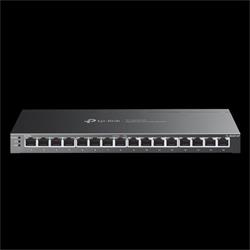 Omada 16-Port Gigabit Smart Switch with 8-Port PoE+ PORT: 8× Gigabit PoE+ Ports SPEC: 802.3af/at, 120 W PoE Power, Desk