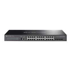 Omada 24-Port Gigabit Stackable Lite L3 Managed Switch with 4 10G Slots PORT: 24× Gigabit RJ45 Ports, 4× 10G SFP+ Slots
