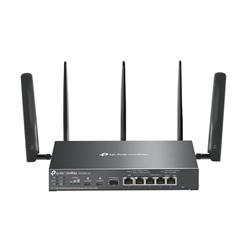 Omada 4G+ Cat6 AX3000 Gigabit VPN Gateway with 4-Port PoE+ PORT: 1× Gigabit SFP WAN/LAN Port, 1× Gigabit RJ45 WAN Port,