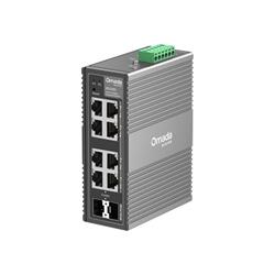 Omada 8-Port Gigabit Industrial Easy Managed Switch 8× Gigabit Ports (6× RJ45, 2× RJ45/SFP Combo) Professional Industr