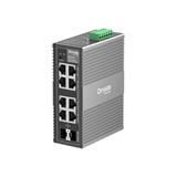 Omada 8-Port Gigabit Industrial Easy Managed Switch 8× Gigabit Ports (6× RJ45, 2× RJ45/SFP Combo) Professional Industria
