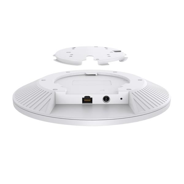 Omada BE9300 Ceiling Mount Tri-Band Wi-Fi 7 Access Point PORT: 1×10G RJ45 Port SPEED:574Mbps at 2.4 GHz + 2880 Mbps at