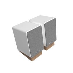 ONKYO GX-30ARC, aktívne reproduktory, BT 5.3, HDMI-ARC, Opt., USB-C, Phono/Line in, biela farba