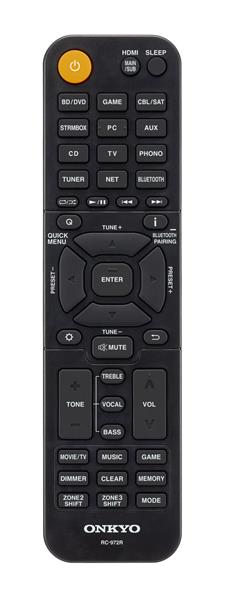 Onkyo TX-NR6100 7.2k AV receiver, čierny