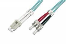 Optický duplex kabel, MM, 50/125, LC/ST, LSOH, (OM3), 7m
