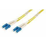 Optický kábel LC-LC,10m, Duplex OS2(9/125µm), LSOH, 2.0mm, žltý