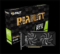 PALIT RTX 2060 SUPER™ DUAL 8GB/256bit GDDR6 DVI, HDMI, DP