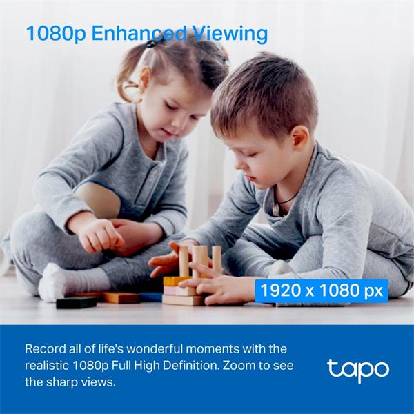 Pan/Tilt Home Security Wi-Fi Camera SPEC: 1080p, 2.4 GHz, Horizontal 360o FEATURE: Pan/Tilt, Motion Detection and Notifi