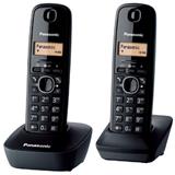 Panasonic KX-TG1612FXH telefon bezsnurovy DECT / sivy 2x