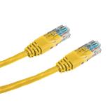 patch kábel Cat5E, UTP, 2m, žltý