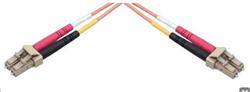 Patchcord optický MM OM4 50/125, LC-LC, 7m, LSOH barva aqua dup. 2x 2,8mm, I/L 0,2dB, R/L -35dB