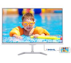 Philips 276E7QDSW/00 27" PLS LED 1920x1080 20 000 000:1 5ms 300cd HDMI DVI biely