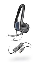 Plantronics Audio 628 slúchadlá s mikrofónom, DSP, USB, čierne