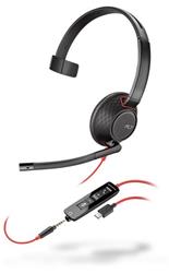 Plantronics BLACKWIRE 5210 headset Mono, USB-C, 1 x 3.5 mm miniJack