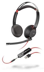 Plantronics BLACKWIRE 5220 headset Stereo, USB-A, 1 x 3.5 mm miniJack