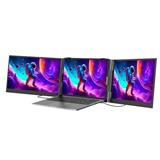 Portable monitor Blackview DCM8 Dual Screen 15.3inch 1920x1200 16:9 LCD 60Hz IPS 178 USB-C 3.1x3, sivo čierny