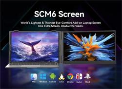 Prenosný monitor Blackview SCM6 Single Screen 14inch 1920x1080 16:9 LCD 60Hz IPS 178 USB-C 3.1x3, sivo čierny