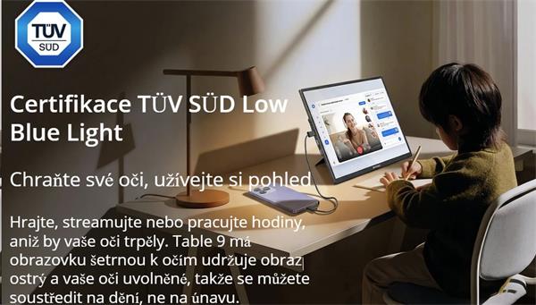 Prenosný monitor Blackview Table 9, 16", IPS FHD 1920x1200 16:9 LCD 60Hz 178 USB-C 3.1x2, čierny