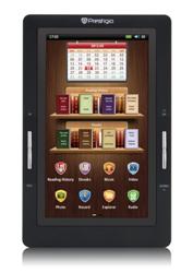 Prestigio eBook reader 3274B, farebný displej LCD 7" 800x480, SK menu, čierny
