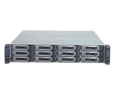 Promise Vtrak E310f-Single, 2U Rack SAS pre 12-drive HOT SWAP 2xFC