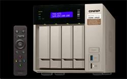 QNAP™ TVS-473e-8G 4bay 8GB 4LAN 10G-ready, AMD® 2.1GHz quad-core