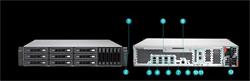QNAP™ TVS-EC1580MU-SAS-RP-8GE-R2 16 Bay NAS, Intel Xeon E3- 3.5Ghz 8GB DDR3L RAM,2x10Gb+ 4x1Giga LAN