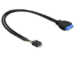 Redukcia USB 3.0 (19pin header samica) na USB 2.0 (8pin header samec)