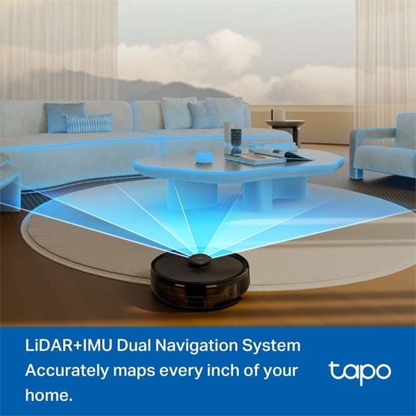 Robot Vacuum Cleaner & Auto-Empty Dock SPEC: LiDAR + IMU Dual Navigation, Vacuum & Mop 2-in-1, 5300Pa, 3L Auto-Empty Doc