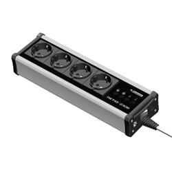 Rozvodný panel NETIO-230B 4x230V s manag.(WEB/TELN/SNMP) Strieborna