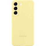 Samsung Silikonový zadný kryt pre Samsung Galaxy S22 žltý