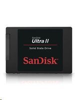 SanDisk Ultra II 960GB SSD, 2.5” 7mm,, SATA 6Gb/s, Read/Write: 550 MBs/500MBs, IOPS: 81,000/80,000