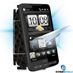 ScreenShield HTC HD2 - Films on display and carbon skin (leather)