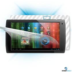 ScreenShield ochranná fólia na displej a zadný kryt pre PRESTIGIO Multipad PMP3270B, priehľadná, karbón, biela
