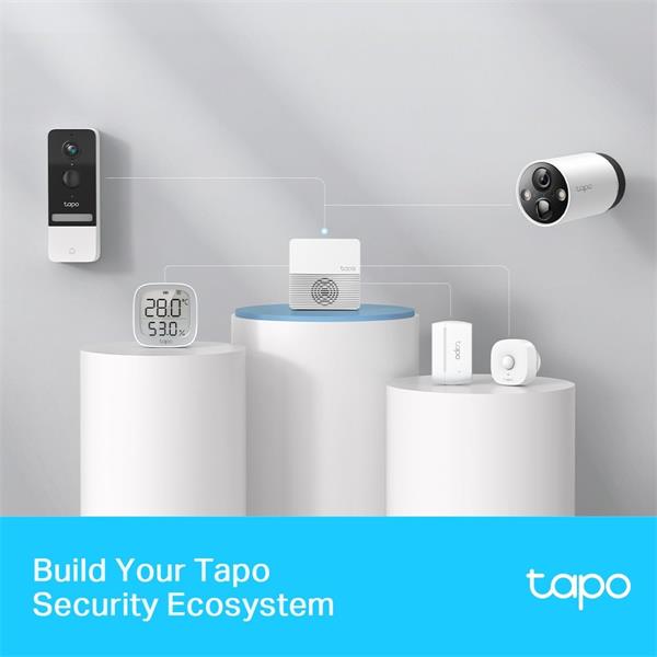 Smart Hub SPEC: 2.4 GHz, 868 MHz, 1 × Ethernet Port FEATURE: 90dB Adjustable Audio Alarm, 19 Ringtones, Up to 64 Switch