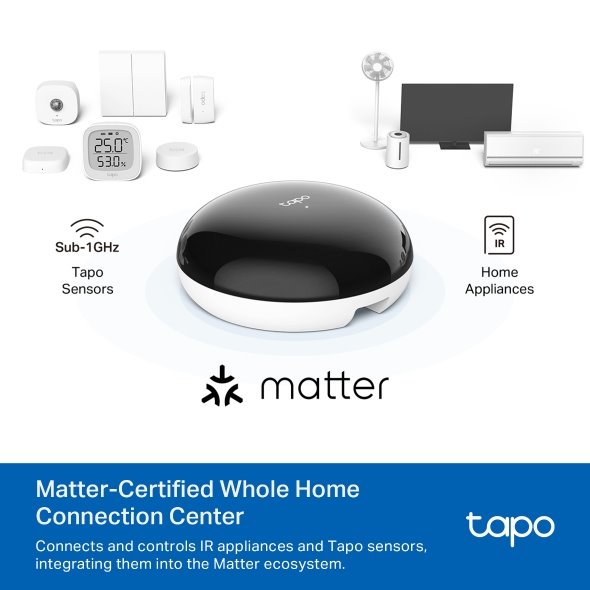Smart Iot & IR Hub SPEC: 2.4 GHz, 868MHz, Bluetooth(setup only), USB-C powered(5V2A) FEATURE: universal infrared control