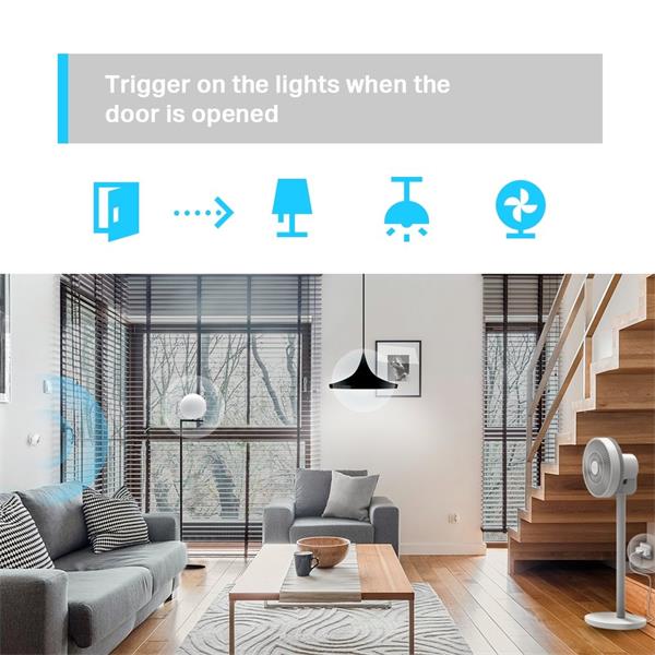 Smart Motion Sensor SPEC: 868 MHz, battery powered(1*CR2450), 120° / 5m detection range Feature: Tapo smart app, Tapo Io